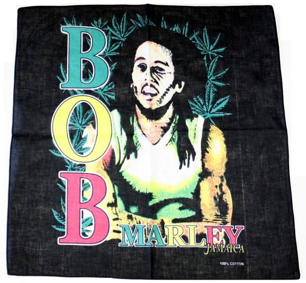 Rasta Bob Marley & Leaf Bandana