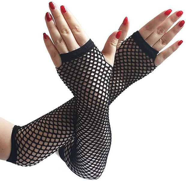 Long Fishnet Gloves