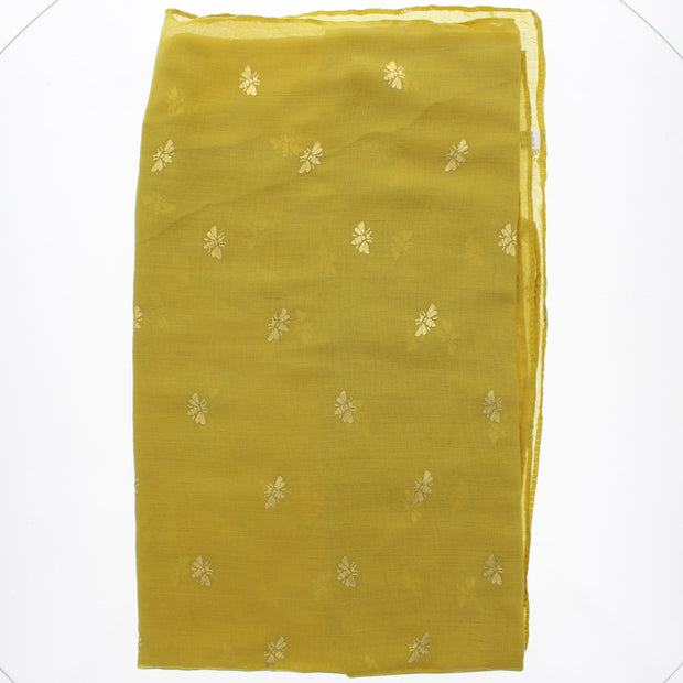 Scarf with Gold Foil Bees