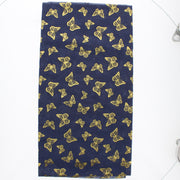 Scarf with Mini Gold Foil Butterflies