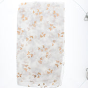 Scarf with Tiny Gold Foil Butterflies