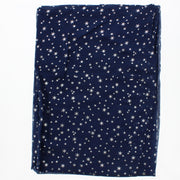 Scarf with Silver Foil Stars