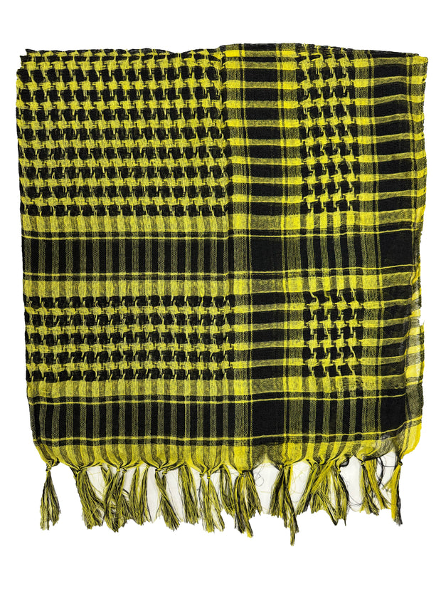 PLO Arafat Square Scarf with Tasels