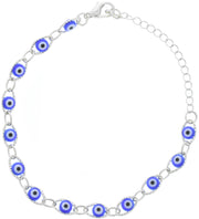 Metal Chain Mini Evil Eye Bracelet