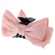 Double Sided Satin Bow Hair Clamp