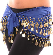 Wrap Round Coin Drop Sequin Skirt