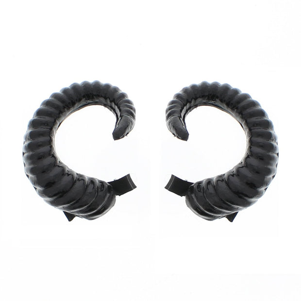 Black Devil Horn Clips