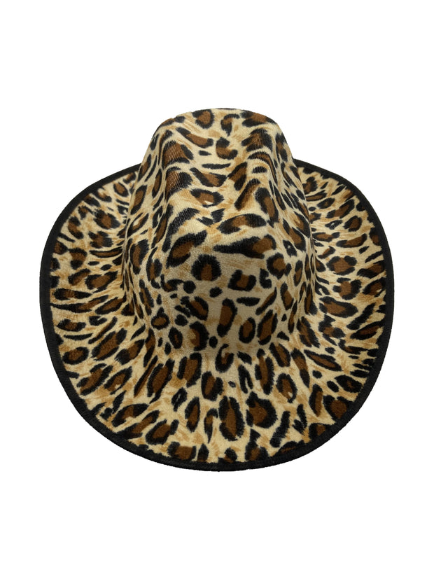 Leopard Print Cowboy Hat