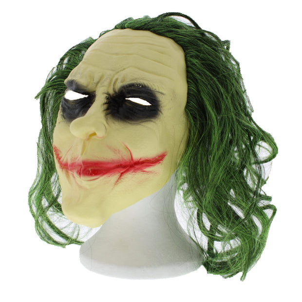 Scary Joker Latex Head Mask